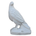 White Stone Pigeon Sculpture For Sale